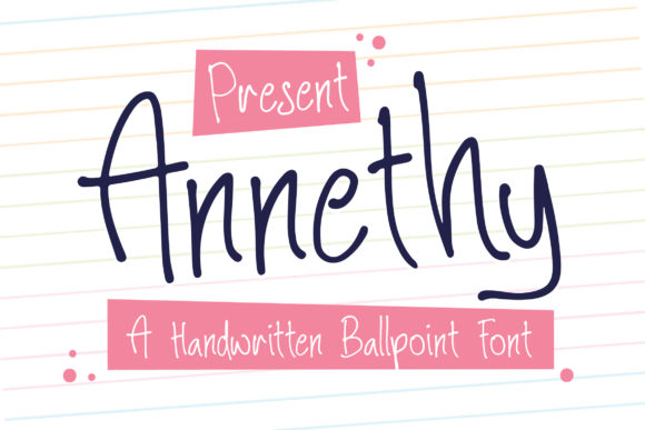 Annethy: A Handwritten Font for Polished Branding