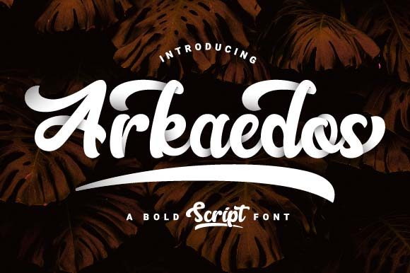Arkaedos: A Bold Handwritten Font for Editorial Design