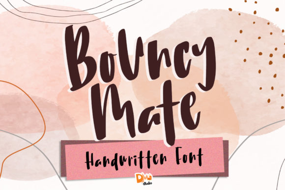Bouncy Mate: The Perfect Handwritten Font for Crafters