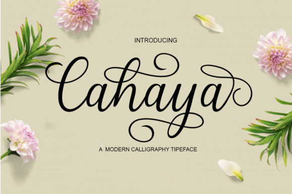 Cahaya: The Elegant Script Font for Crafters