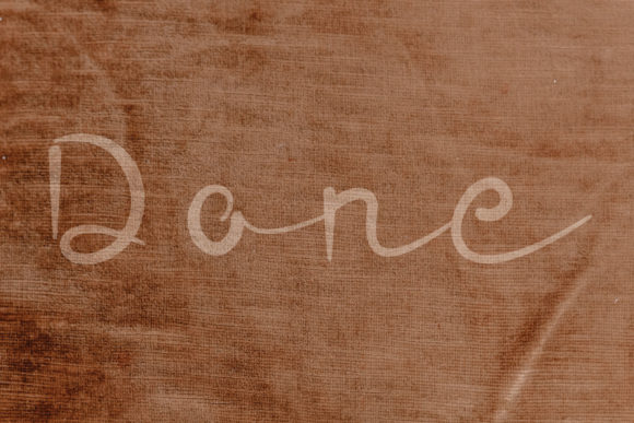 Done Typeface: A Relaxed Script for Modern Branding