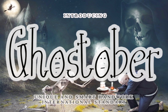 Ghostober: A Playful Handwritten Font for Campaigns