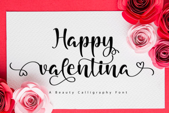 Happy Valentina: A Handwritten Font for Clear Campaigns
