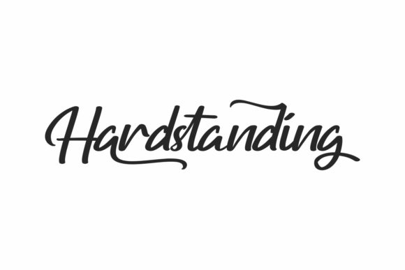 Hardstanding: A Handwritten Font for Authentic Branding