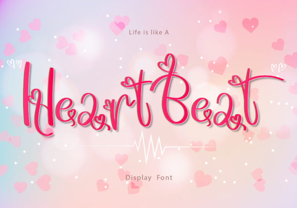 Heart Beat Font Review: A Dreamy Typeface for Romantic Brands