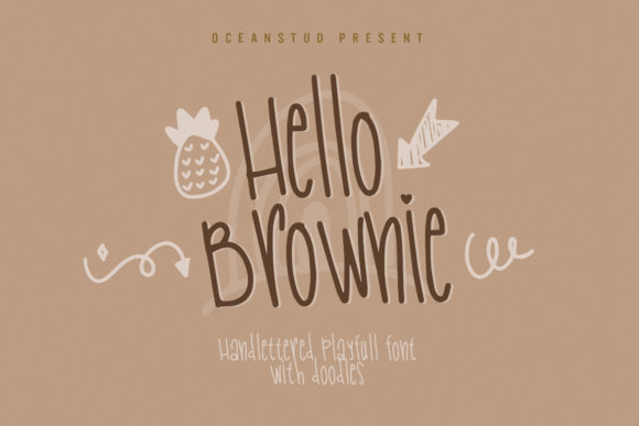 Hello Brownie Font: A Playful Typeface for Editorial Design