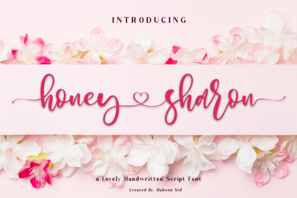 Honey Sharon: A Modern Script Font for Web Design
