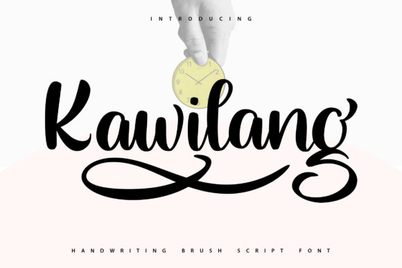 Kawilang Font: Bold Handwritten Style for Makers