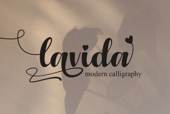 Lavida Font: A Bold Script for Modern Branding