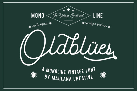 Oldblues: A Versatile Typeface for Branding