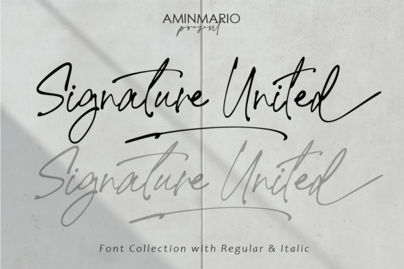 Signature United: A Handwritten Font for Branding