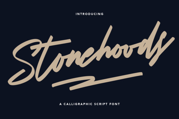 Stonehoods: A Modern Handwritten Typeface for Editorial Design