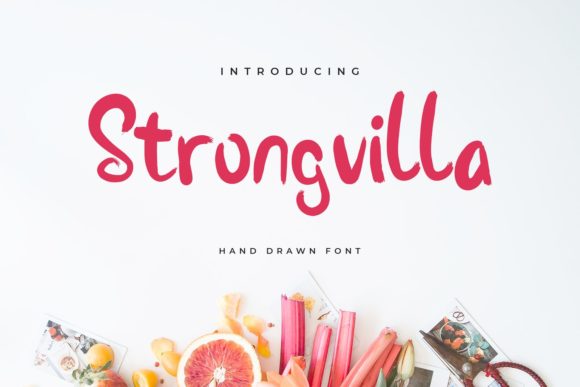 Strongvilla: A Handwritten Font for Makers