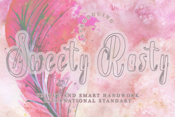 Sweety Rasty: A Bold Script Font for Modern Campaigns