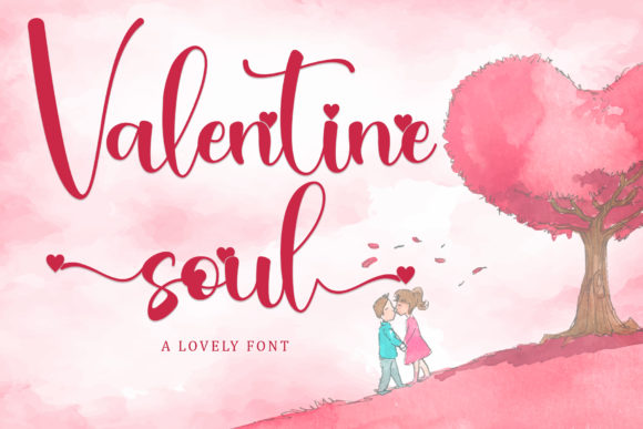 Valentine Soul: A Romantic Script Font for Editorial Design