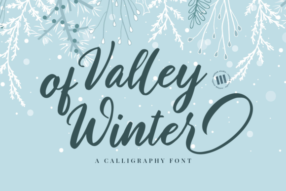 Valley of Winter: A Vintage Script Font for Elegant Branding