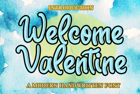 Welcome Valentine: A Playful Font for Branding