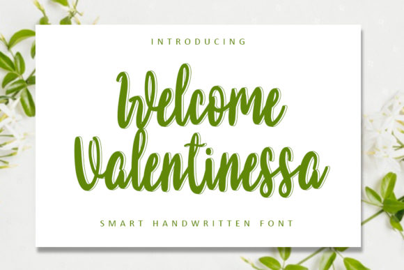 Welcome Valentinessa: A Handwritten Font for Makers